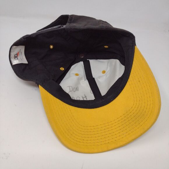 Outdoor Cap PW Black Yellow Snapback Hat Cap Adjustable OSFM Graphic Print - Picture 8 of 10